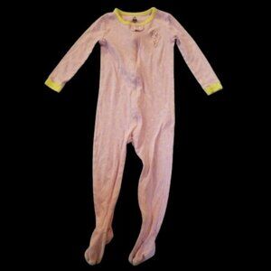 DISNEY Pink One Piece MINNIE MOUSE Romper Sleeper Girls Size 3